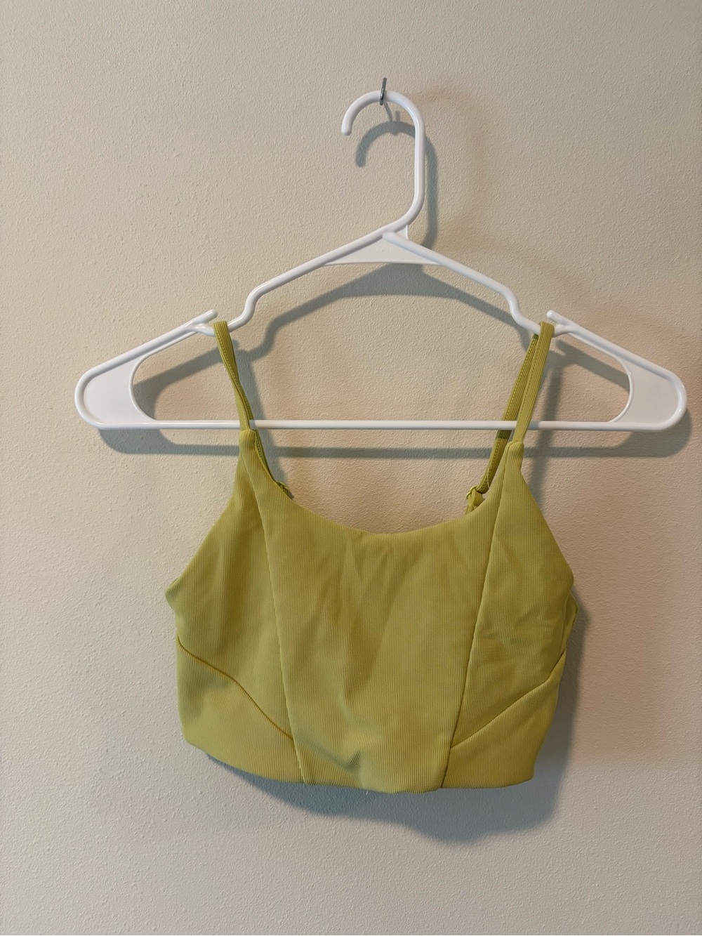 Kyodan Olive Green Spaghetti Strap Crop Top and Bottoms